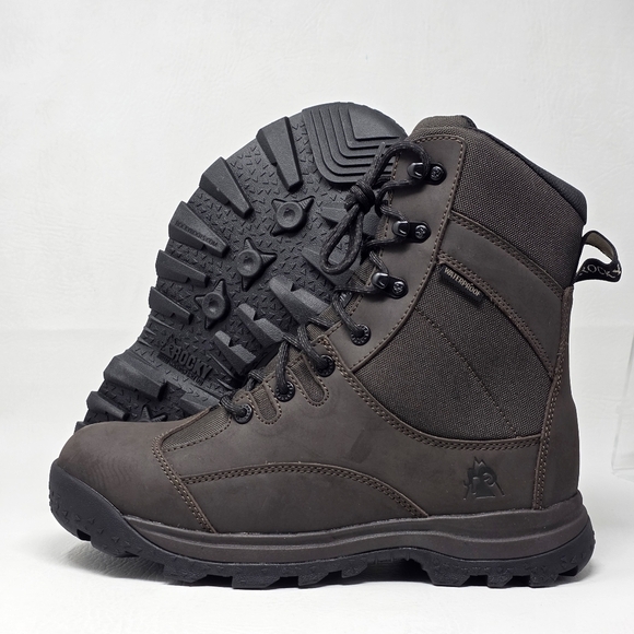 Rocky Wildcat Men’s Waterproof Hunting Boots Size 9M Brown 400G Insulated New main image 5